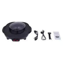 FLAMEKINGZ Mini Camping Gasgrill – Tragbarer BBQ Tischgrill mit Grillrost